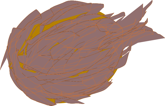 Tegning af kokosnød