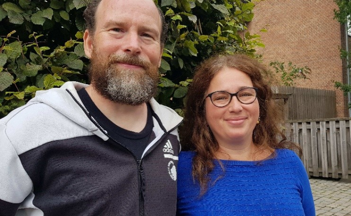 Ivar Zeck og Maria Rybaltover har haft besøg af DTU´s roadshow om Fusionsenergi på Rødovre Gymnasium.